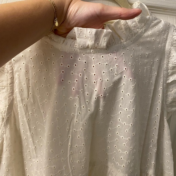 Compania Fantastica white eyelet dress NWT - size XL - Picture 3 of 8